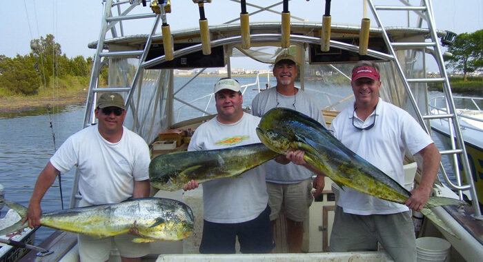 Catching A Big Fish On An Offshore Fishing Trip at Murrells Inlet